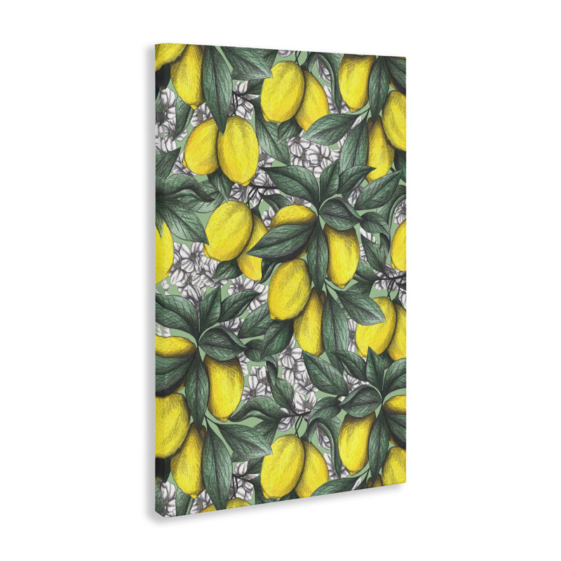 Under The Lemon Tree, toile par Cecilia Battaini, H 24 po x l 16 po