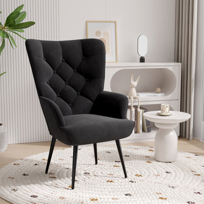 26,4 po po Chaise d'appoint rembourrée
