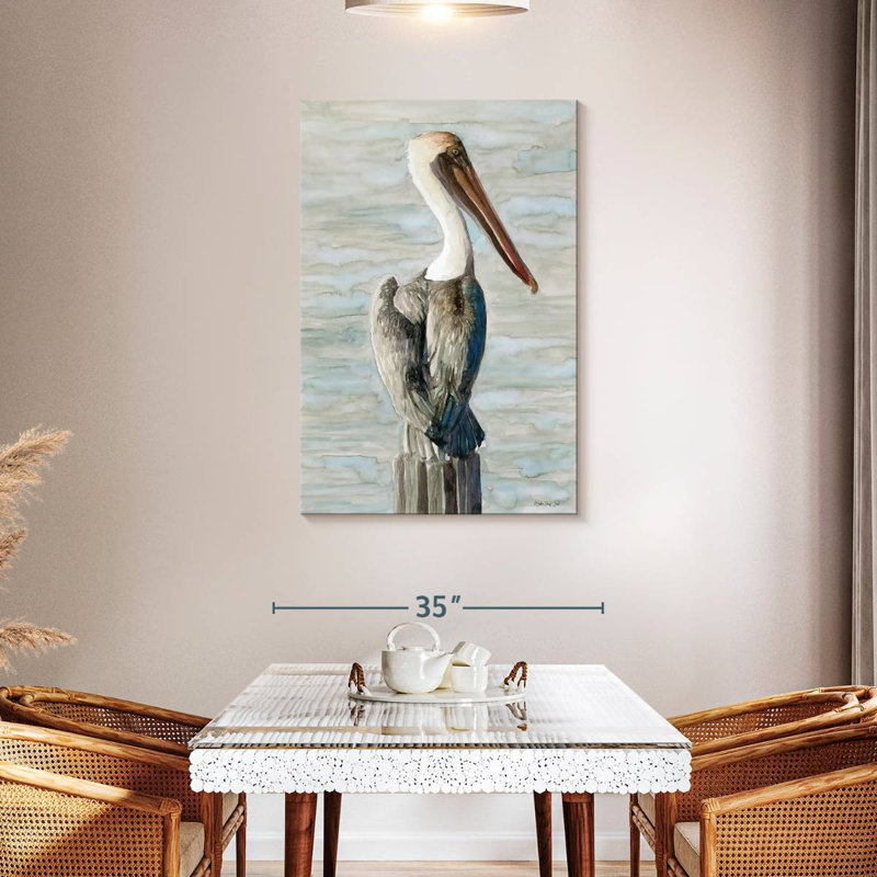 Brampt Classic Brown Pelican, 45" H x 30" W