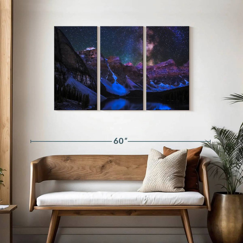 Galaxie d'Alvord Lake Moraine, H 28 po x l 45 po