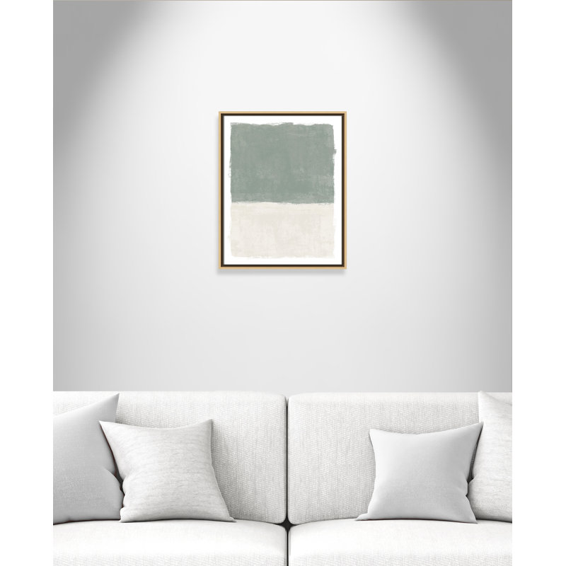 Sage Whisper I Print by Natalie Carpentieri, 17.5'' W x 21.5'' H, Natural Floater