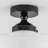 1-Light Vintage Schoolhouse Fluted Glass Semi-Flush Mount Ceiling Light, Dimmable-1097266423
