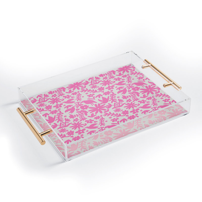 Plateau en acrylique Natalie Baca Otomi