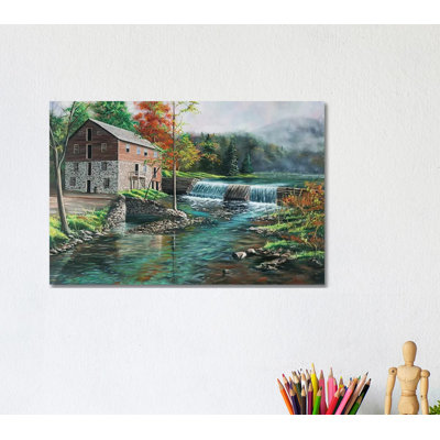 Everhart Mill 1 Piece Wrapped Canvas Wall Art