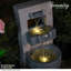 Cascade Fountain with Lights