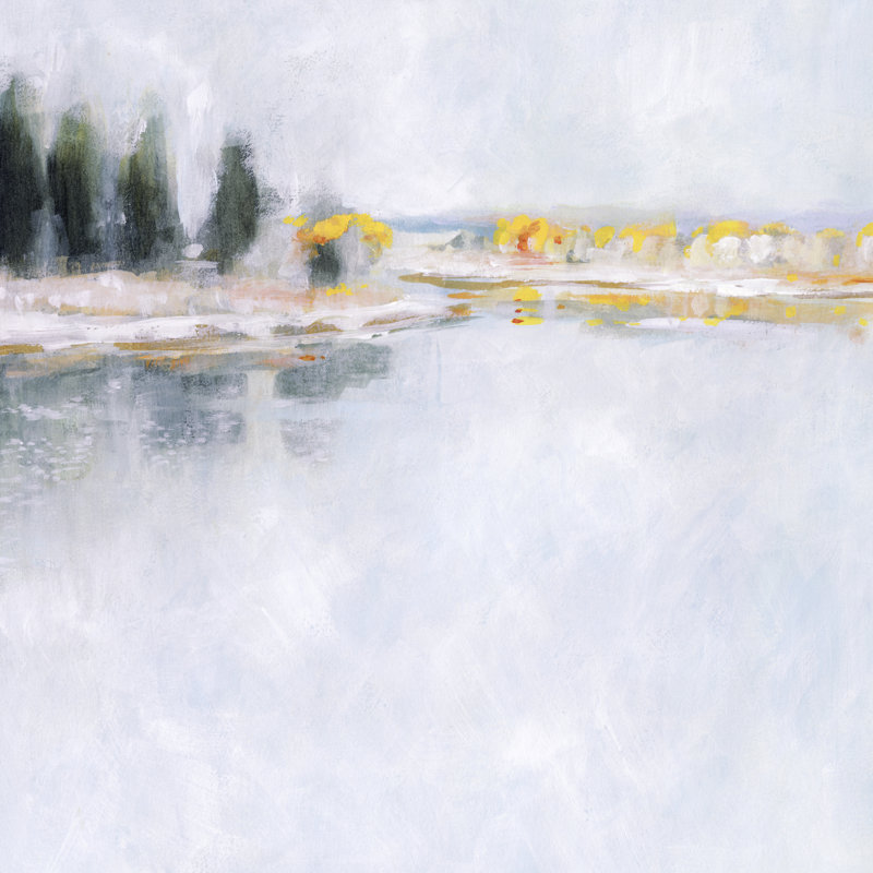 Winter Horizon I by Victoria Borges - Wrapped Canvas Painting, 51cm H x 51cm W