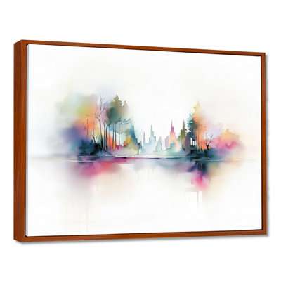 «Lake Eernal Balance In Autumn II», art mural paysage d'automne