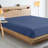 Royale Linens 300 Thread Count 100% Long Staple Combed Cotton Sheet Set - 4 Piece Bed Sheets - 1 Fitted, 1 Flat & 2 Pillow cases - Soft Cool & Crisp Sheet Set-114665911-114665910