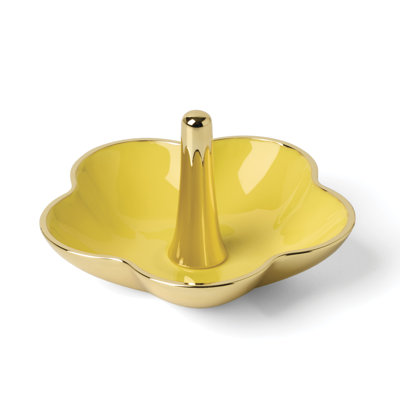 Kate Spade Make It Pop Metal Ring Dish, White