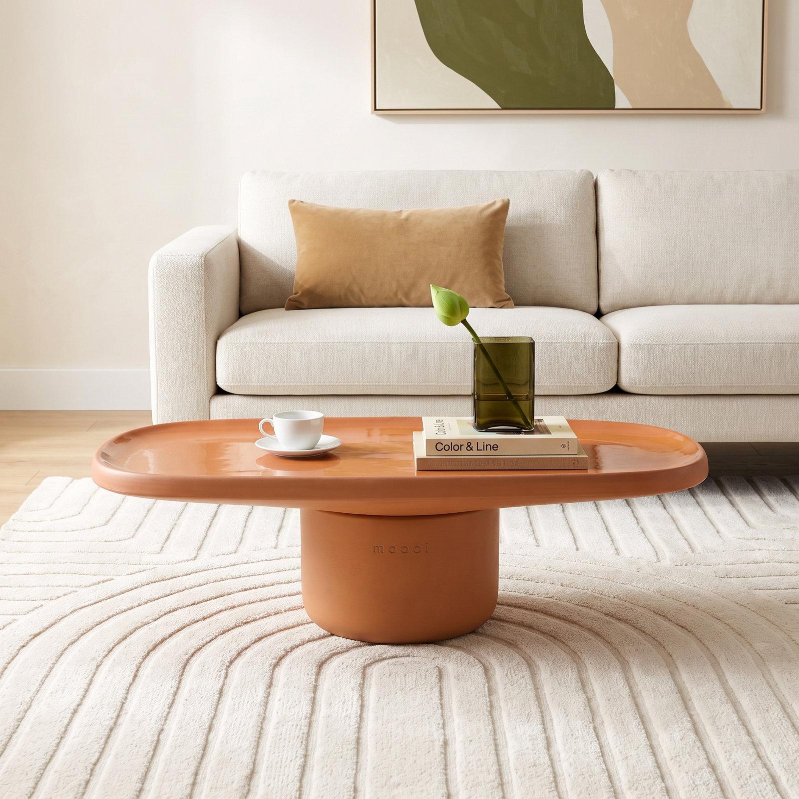Obon Coffee Table, Rectangle Low