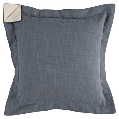 Rollo Slate Outdoor Throw Pillow