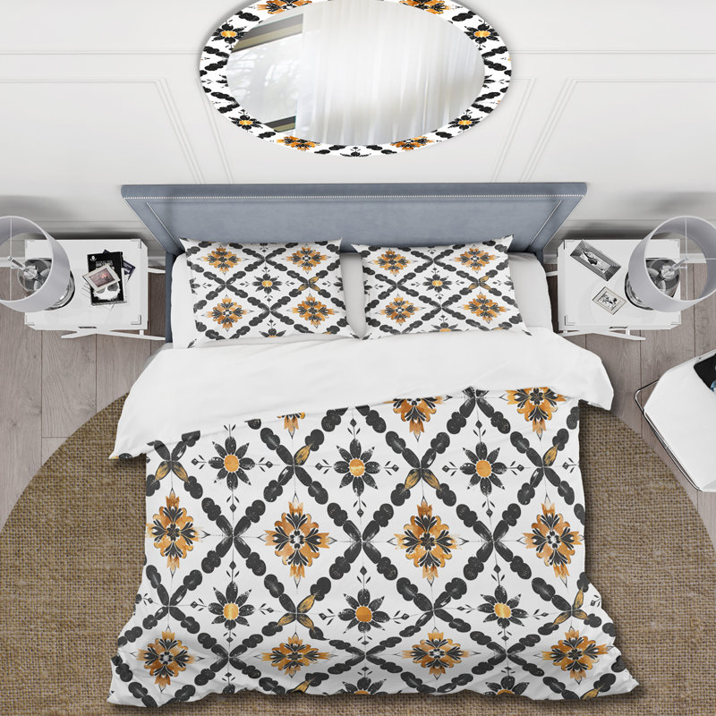 Ensemble de housse de couette Farmhouse III, Housse de couette très grand + 2 taies décorativ