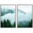White Floater Framed