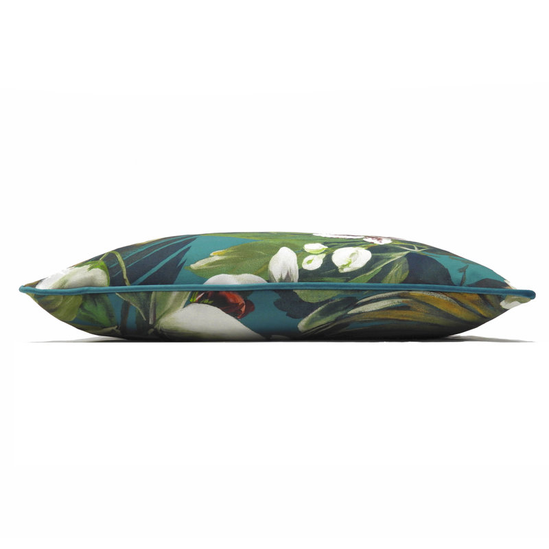 Floral Square Cushion, Polyester
