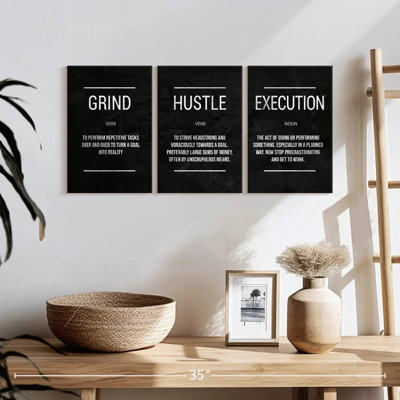 Impression sur toile Grind Hustle