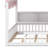 All-In-One Daybed With LED Lights, Bookshelf Storage, Fence & Dream Curtain-1981473211