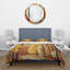 Orange Autumn Trees At Dawn - Ensemble de housse de couette Farmhouse - Microfibre de polyester-66389315