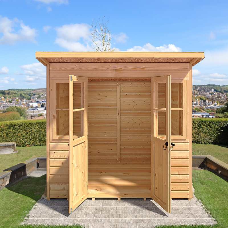 Haddon Pent 7 ft x 5 ft Shiplap Summerhouse