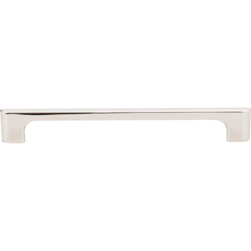 Leyton Bar Pull, Polished Nickel, 7 9/16"