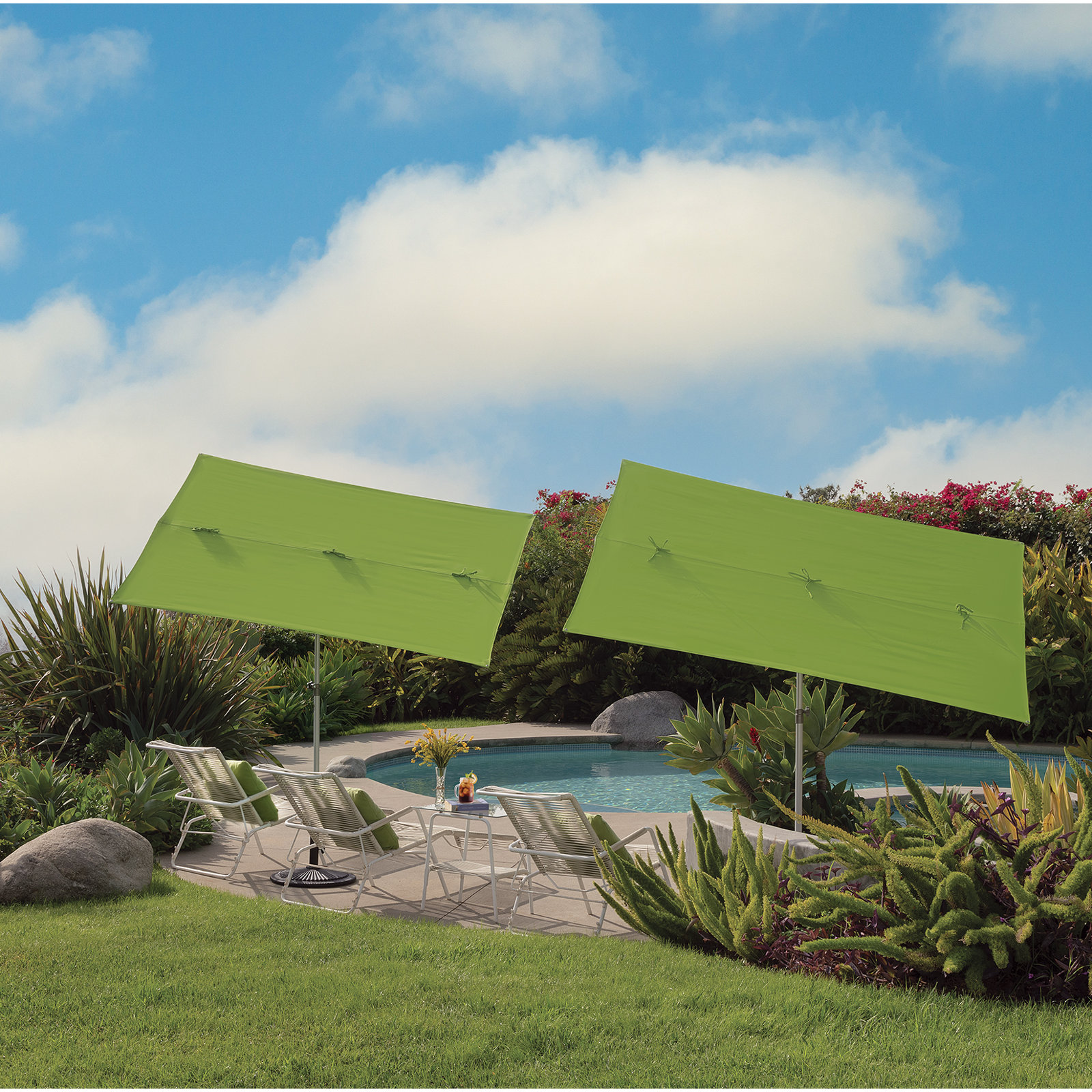 Karlson 83.6'' Outdoor Umbrella, Lime Performance