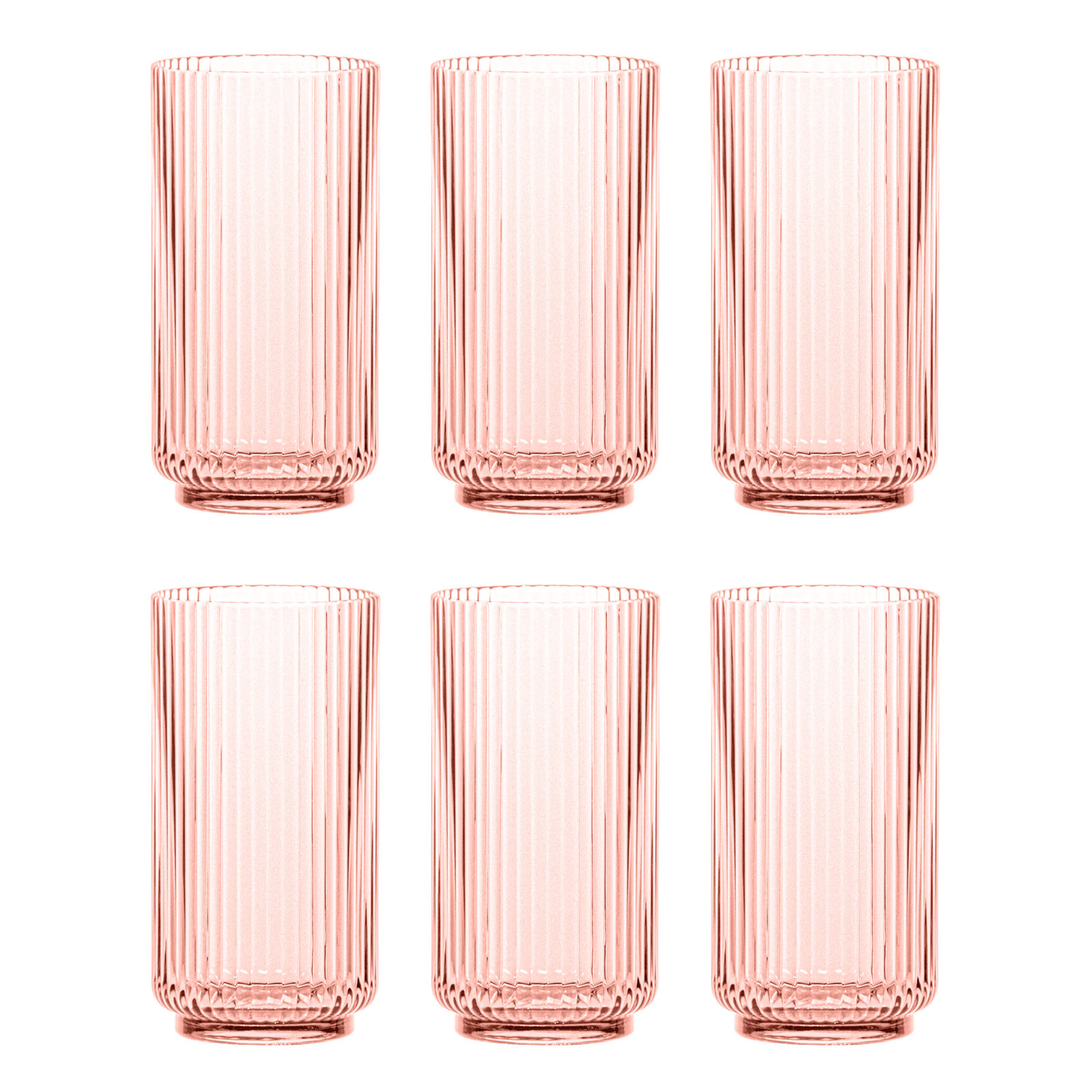 Indra Acrylic Drinking Glass, Pink, 22oz.