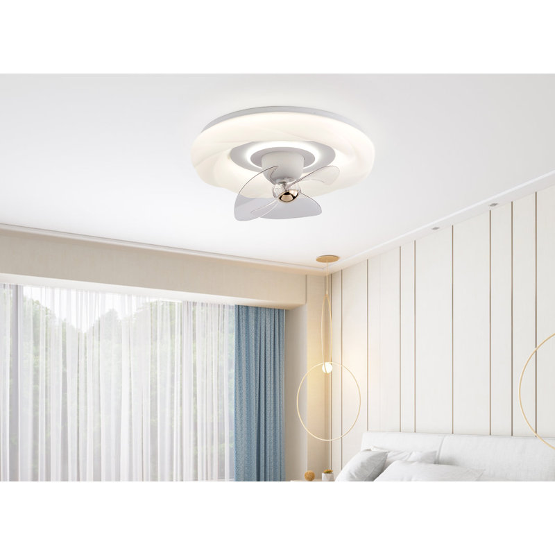 Ventilateur de plafond 18,89 po avec lumières DEL Divleen