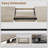 63-83" Extendable Dining Table for 6-8 People-1470127931