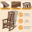 Chaises pliantes Adirondack, chaises d'extérieur toutes saisons pour terrasse de patio