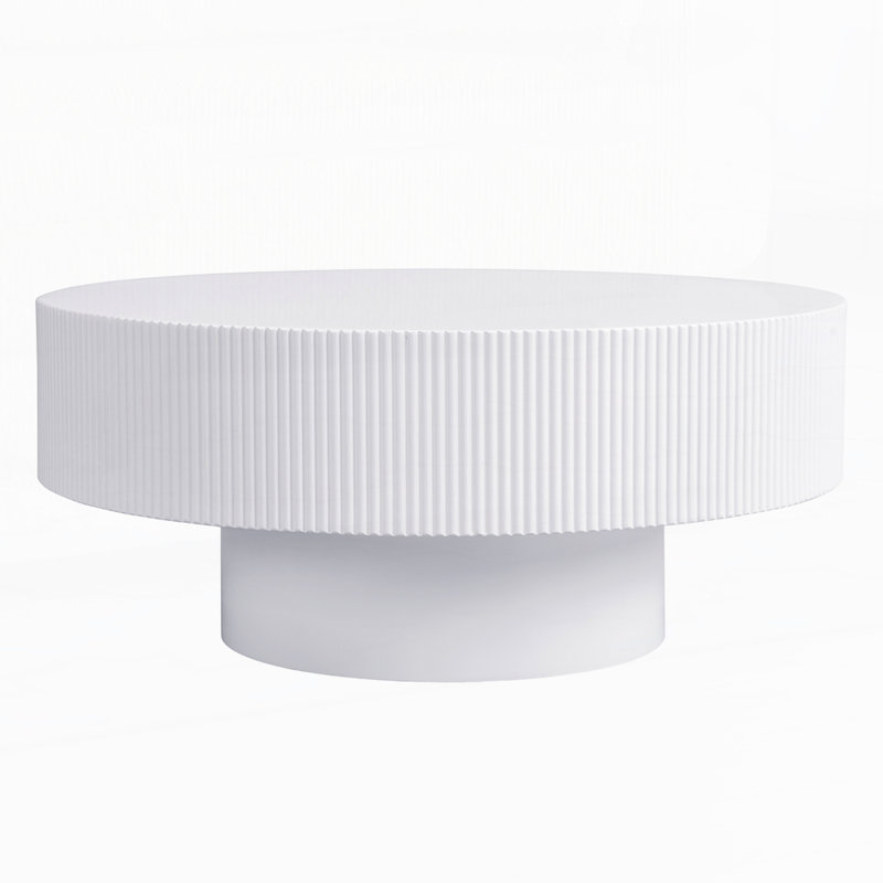 Table basse moderne pour le salon, Blanc