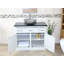 Rodger 1000mm Single Bathroom Vanity with Vessel Stone Basin-40557508-40557421-40557422