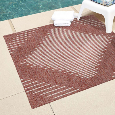 Striped Indoor / Outdoor Rug