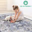 Tapis bleu tissé et tissé bleu 6X9