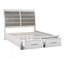 Grand lit plateforme avec rangement au pied de lit Classic Design Furniture