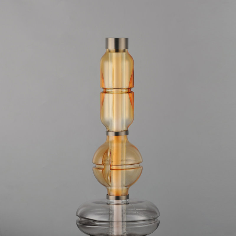 Gusto LED Table Lamp, Gunmetal, Smoked Gray/Warm Amber