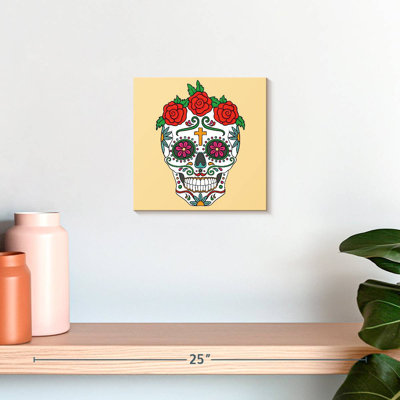 Kerner Mexican Floral Skull