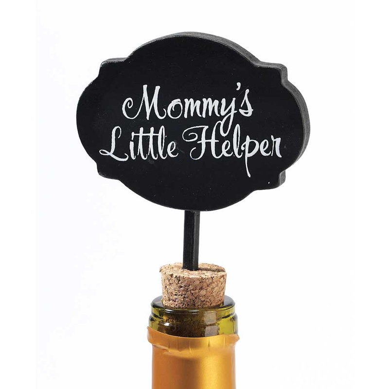 Tableau noir «Wine Cork Mommys»