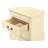 LouisPhillipe 2-Drawers Nightstand w/Carved Base, Beige-649461634