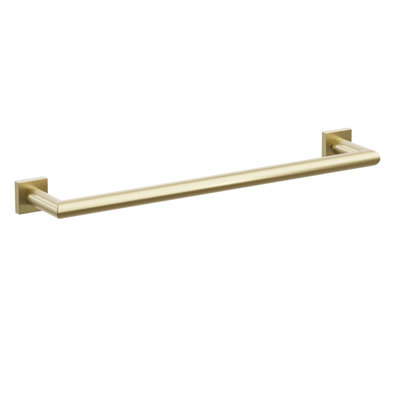 Modern Tubular Brass Towel Bar