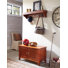 Ajwad 36"W Cottage Beach House Design Wall Mounted Coat Rack and Cabinet Bench Set with Storage