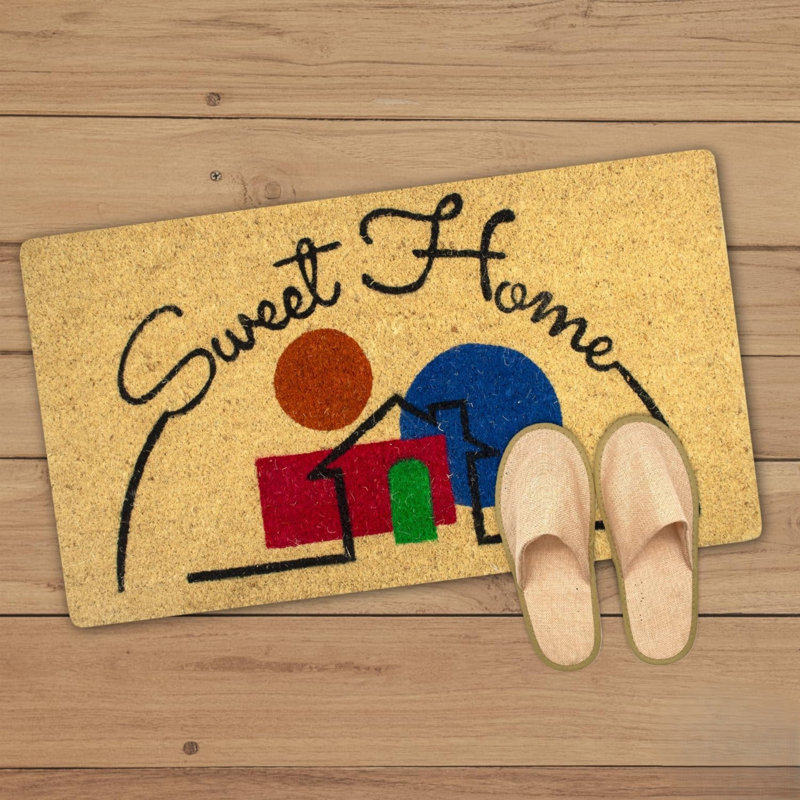 Non-Slip Geometric Doormat