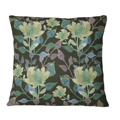 Floral Throw Pillow