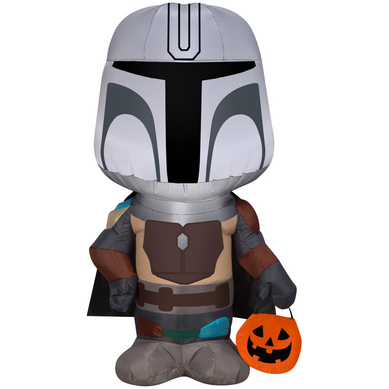 Décoration gonflable Star Wars Halloween le Mandalorien