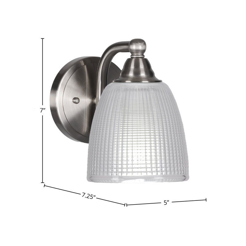 Michell 1-Light Wall Sconce, Brushed Nickel