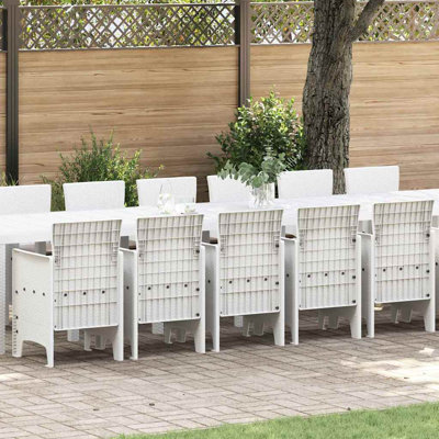 16 - Person Patio Dining Set with Rectangular Table