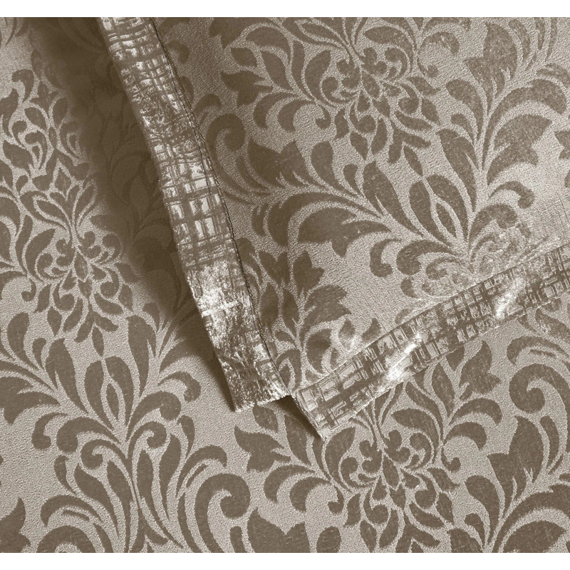 Microfiber / Polyester Bedspread with Pillow Shams, Mink, Double Bedspread + 2 Standard Shams