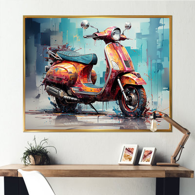" Graffiti Scooter Delight I "