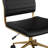 Hargrove Martha Stewart Ribbed Upholstered Armless Swivel Home Office Chair-89798289