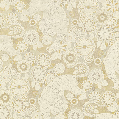 Tundra Siberian Tiger Fabric