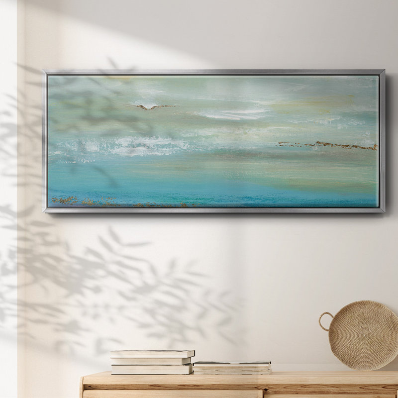 Distant Horizon- Framed Canvas, 24" H x 60" W