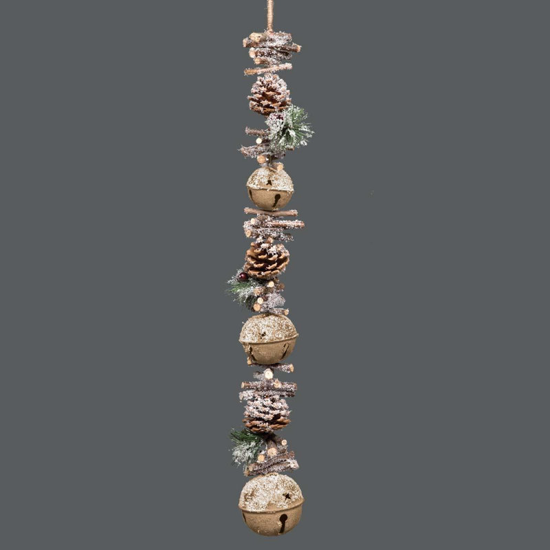 PVC No Holiday Shaped Ornament, 12 cm x 4cm x 6cm, Gold